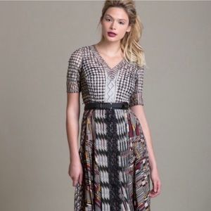 Anthropologie Byron Lars pleated dress